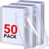 1/25/50Pcs Transparent Korean Kpop Card Sleeve with Protective Film Clear Card Holder Idol Photo Game Card Cover