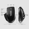RAPOO MT750 Wireless Bluetooth DPI Supports Up to 4 Ergonomic 6 Programmable Optical Mouse with Side Compatible with and Black Mouse, 5.0/2.4GHz,
