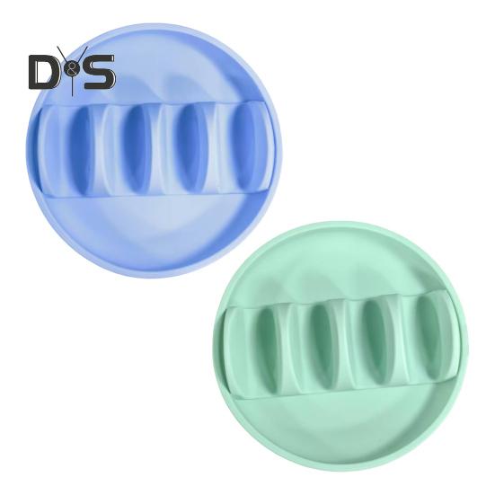 Silikonové talíře na držení taco Velkokapacitní stojan na taco s přihrádkami Bez BPA Protiskluzové stojany na talíře na tortilly Servírovací tác na taco pro rodinu Mexické taco