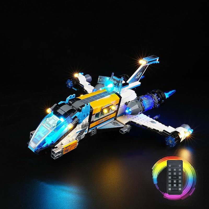 

Светодиодный набор для Lego DREAMZzz Мистер. Конструктор Космический автобус Оза 71460, Креативный набор освещения, Совместимый с Lego 71460 (Только подсветка, без набора Lego) RC Version