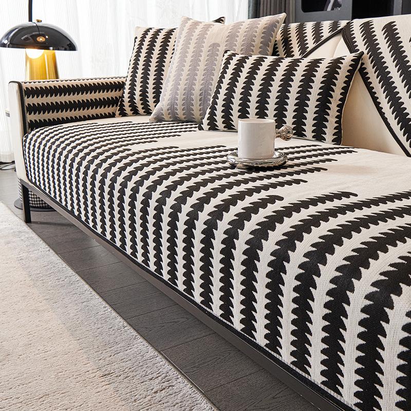 New Chenille Sofa Cushion Universal In All Seasons, High-End Seat Cushion Cover, Non-Slip Sofa Cover Cross-Border