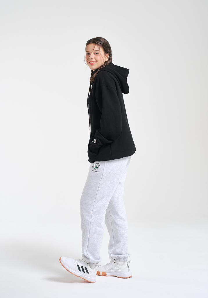MESTARI Badminton Mascot Couple Jogger Pants Light Gray Cp2102