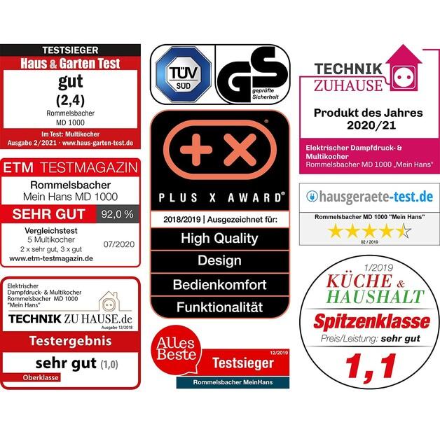Multicooker Rommelsbacher MD 1000 with Pressure