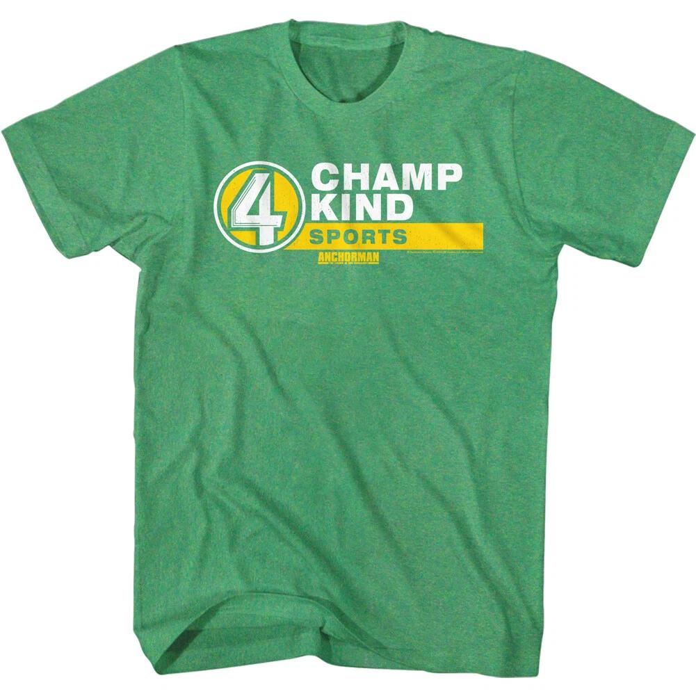 Anchorman Channel 4 News Champ Kind Sports Men's T Shirt Movie Merch