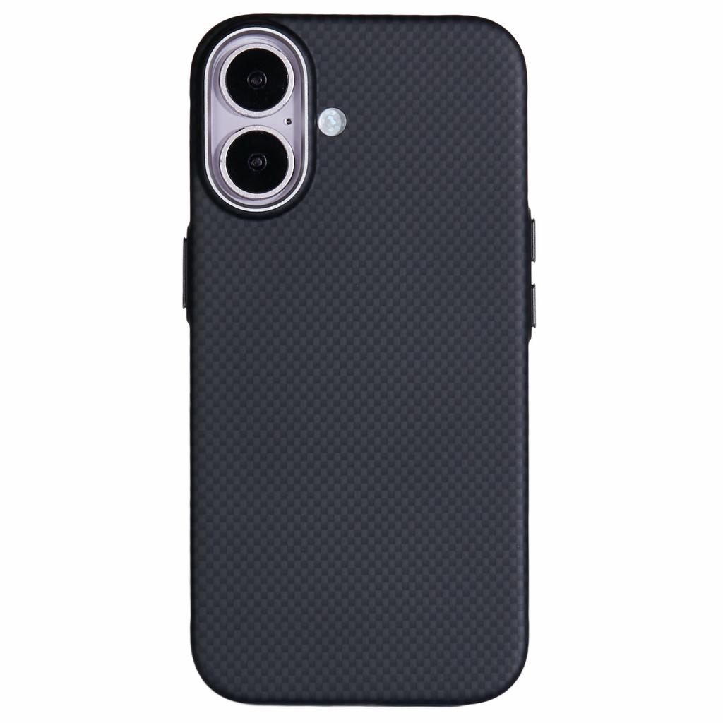 X-LEVEL For iPhone 16 Case Compatible with MagSafe Carbon Nanofiber+Metal Lens Frame Phone Cover