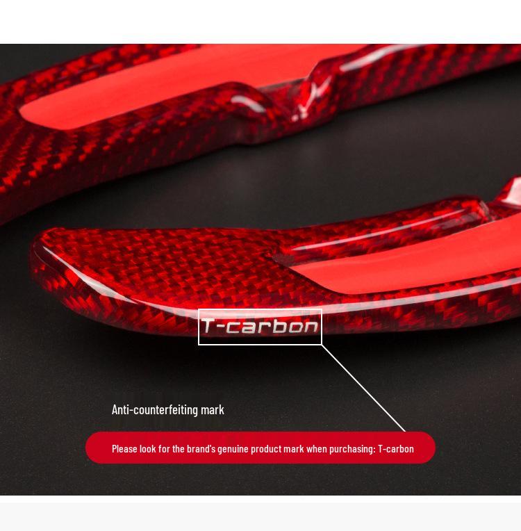 Padele schimbător de viteze din fibră de carbon T-carbon pentru Cayenne, Macan, Panamera, 911.