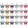 European & American Fashion Jewelry: DIY Colorful Butterfly Charm Earrings & Necklace Pendants