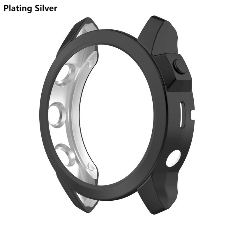 Galvanisierte TPU-Hülle für Garmin Tactix7 Abdeckung Smartwatch-Armband Hohlabdeckung Stoßfänger Für Garmin Enduro2 Schutzhülle Zubehör