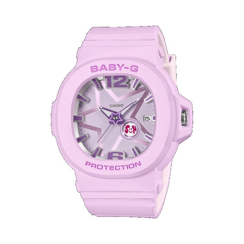 

Casio Baby-G Women s Resin 100M Water Resistant Analog Shock Resistant Quartz Watch BGA-10D-6A золотой
