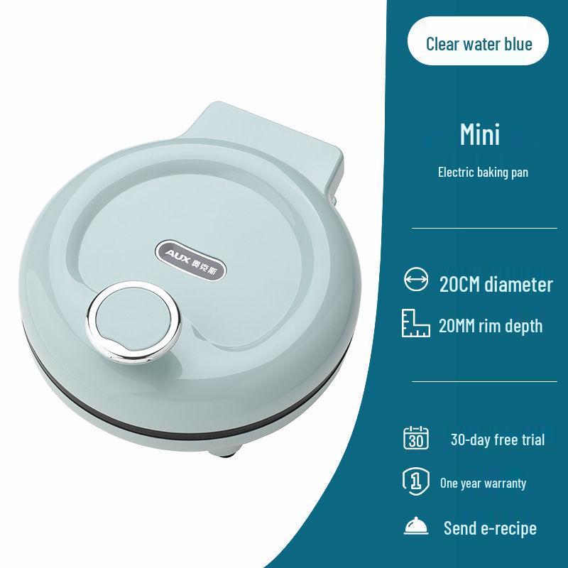 Aux Electric Griddle: Compact Double-Sided Sandwich & Pancake Maker for Home Use