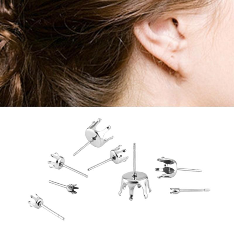 Multipacks Sturdy Stainless Steel Earring Posts Decoration for Sensitive Skin and Professional Jewelry Crafting