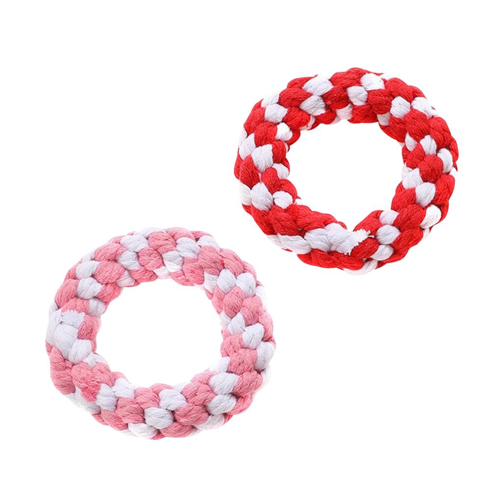 Bavlněné provazové hračky pro psy Pipitao Tkané hračky ve tvaru zvířat Uzly Žvýkací odolné hračky pro psy.