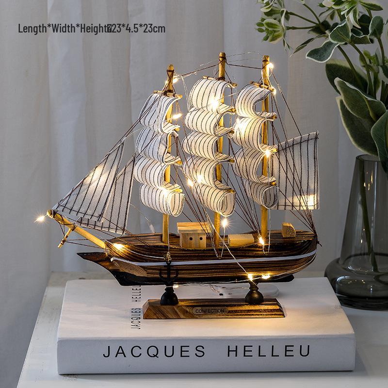 Sailboat Ornament: Creative Home Décor for Living Room, Wine Cabinet, Graduation Gift, or Office Desktop