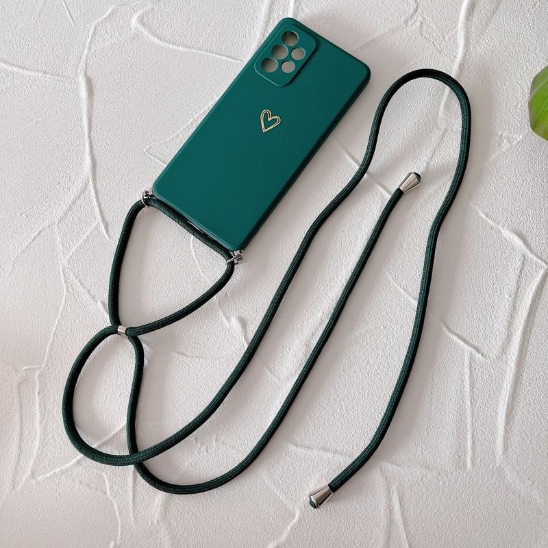 Lanyard Love Hülle Für Samsung Galaxy S26 Ultra S25 FE S21 S22 S23 S24 Plus Stoßfest Halsband Crossbody-Riemen Silikonhülle