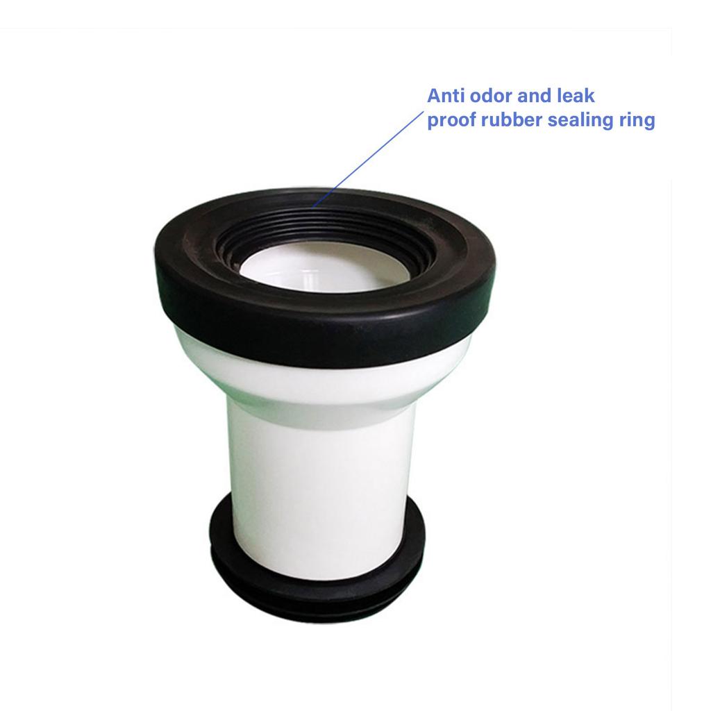 Toilet Extension Pipe Shifter with Reliable Performances Straight Pipe Connector for Bathroom Use Minimizes Leaks & Odor