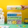 Desktop Drawer Storage Box Stackable Building Blocks Organizer Transparent Lego Toy Sundries Organizer Bins Home Cosmetics Boxes
