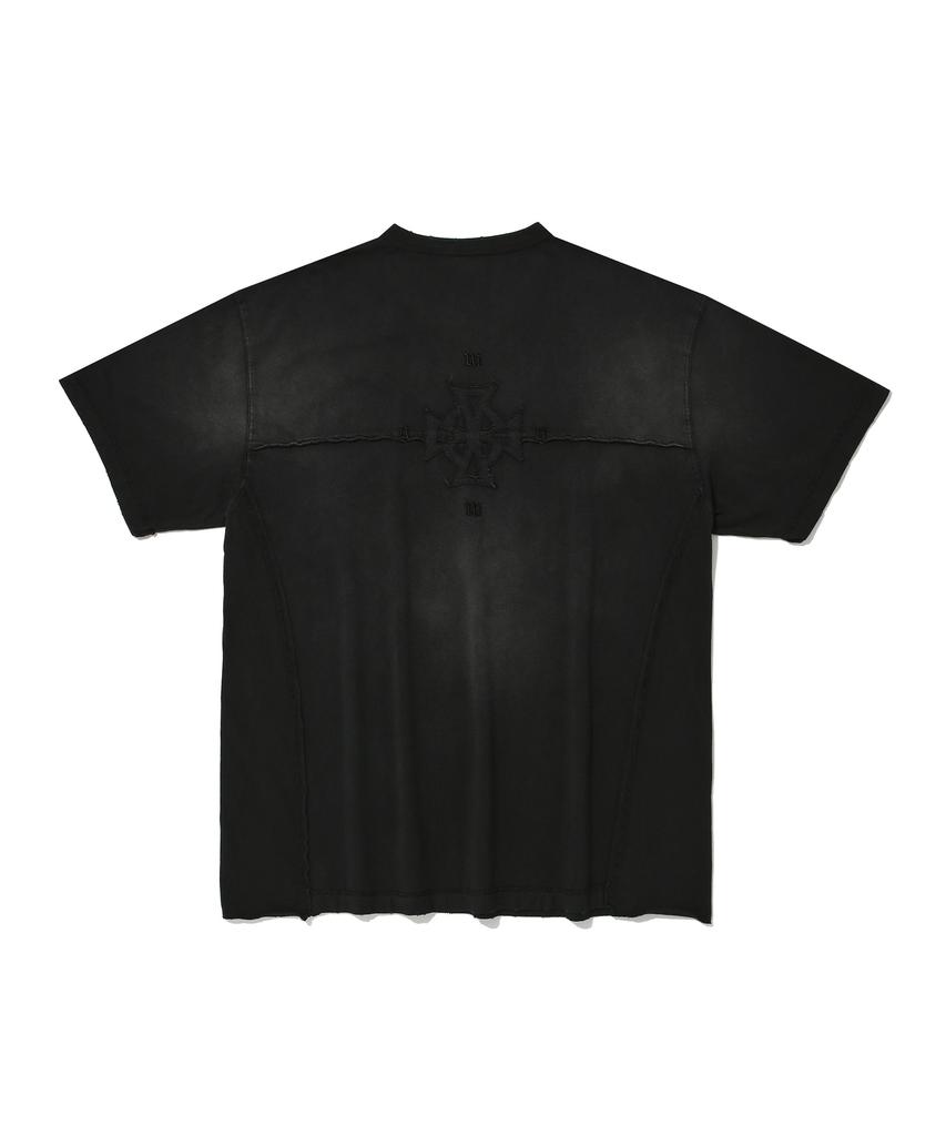 WANGGWAN Distressed Reverse Seam T-Shirt