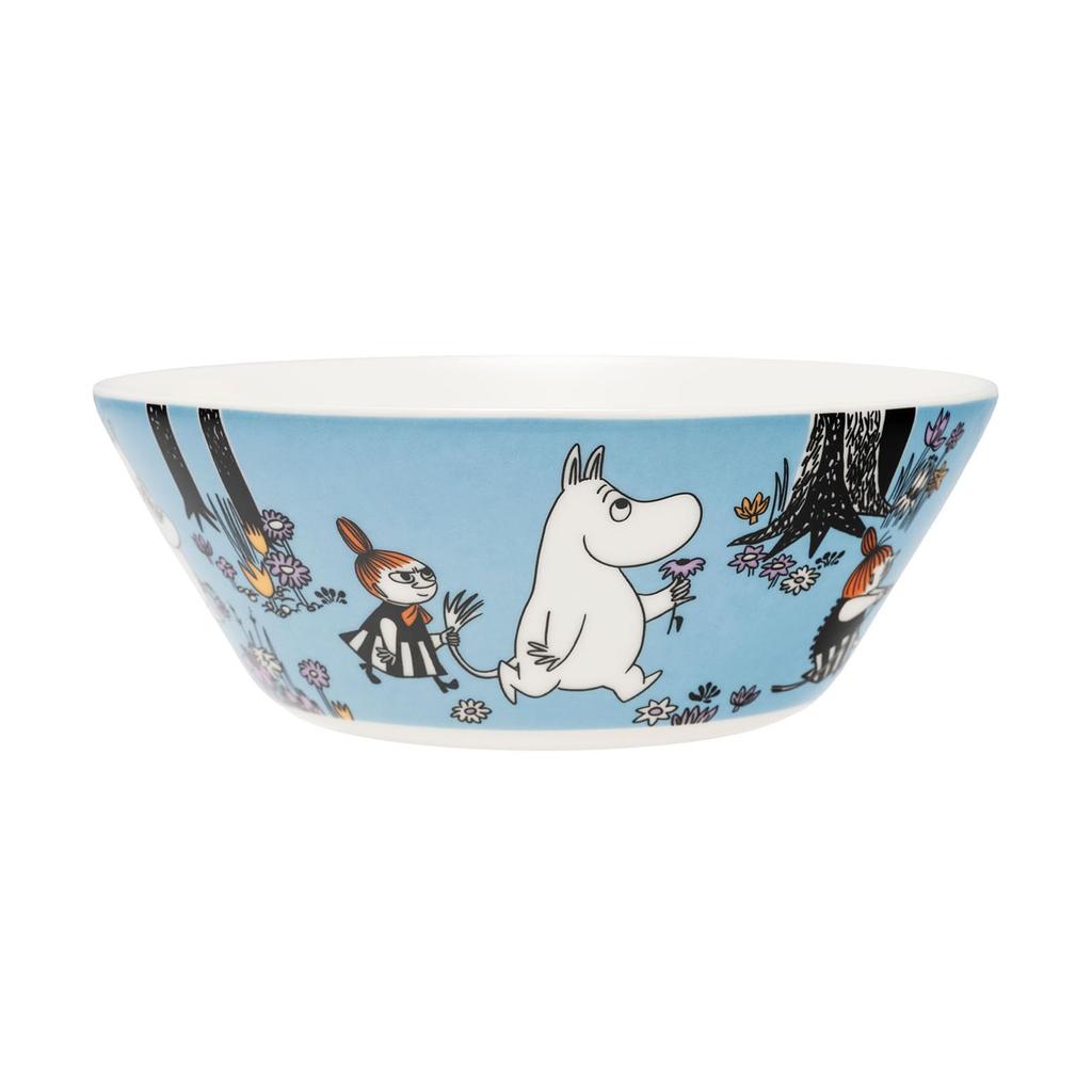 [Officially Imported] Moomin Arabia Bowl/Plate, 15cm, Classic Friends Forever, Moomin Tableware, Arabia, 1076280