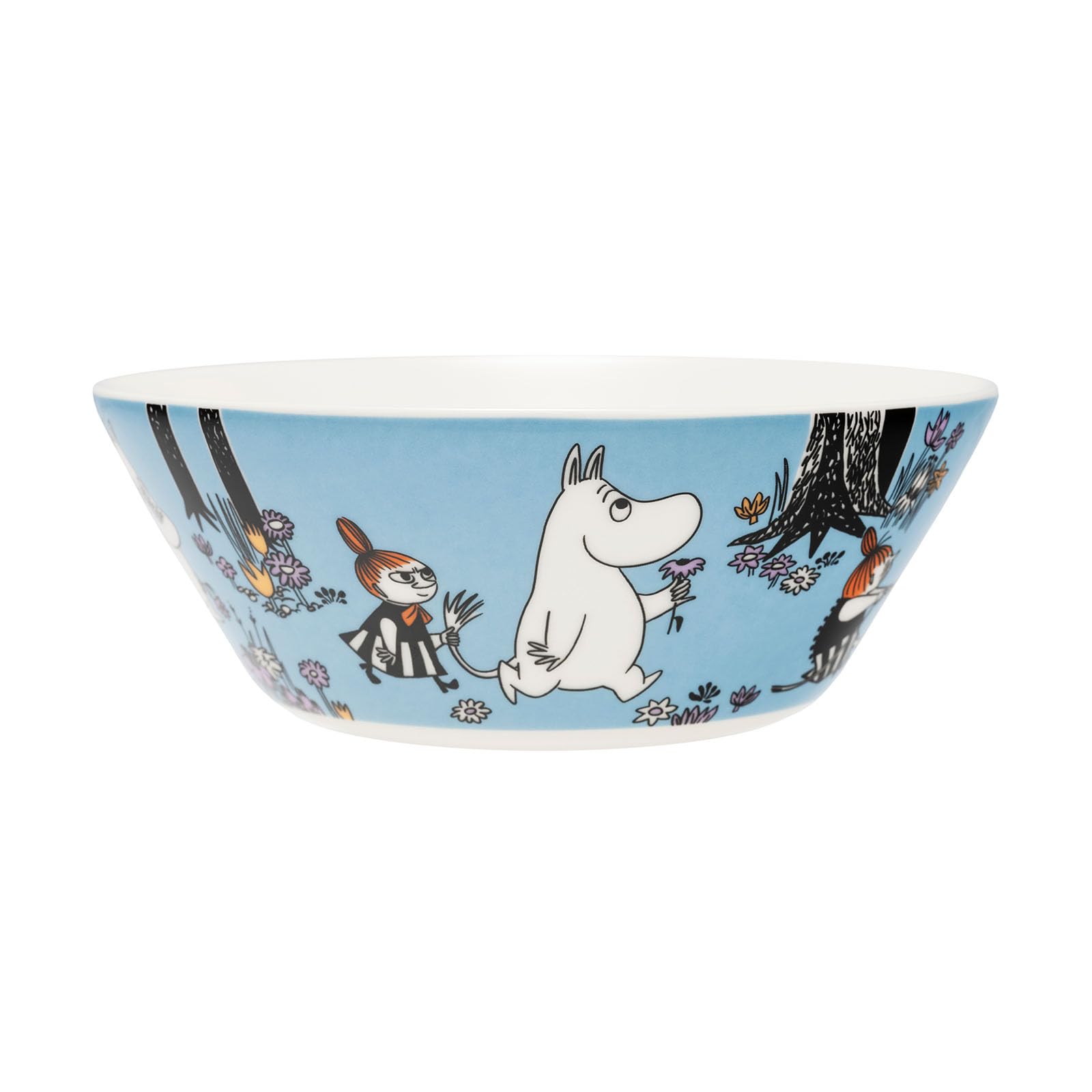 

Moomin Arabia Classic Friends Moomin 1076280 [Officially Imported] Bowl/Plate, 15cm, Forever, Tableware, Arabia, синий
