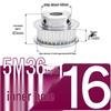 Stepped Timing Pulley 5M, 36 Teeth, T-Slot Width 16/21/27, Bore 5-25mm, BF Type.