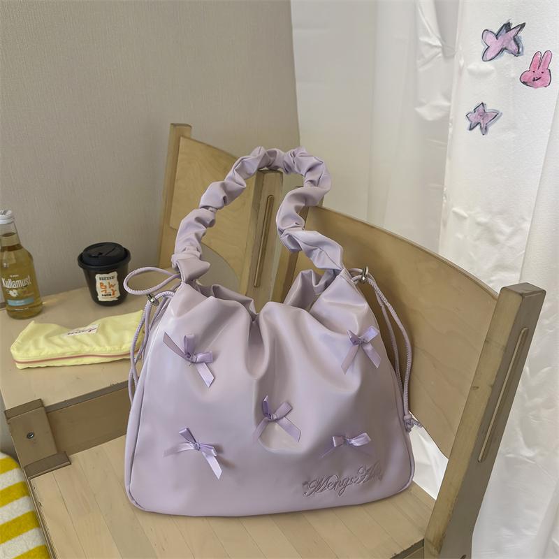 Tote Bag Handbag Bow Shoulder Bag Large Capacity Women Crossbody Bag