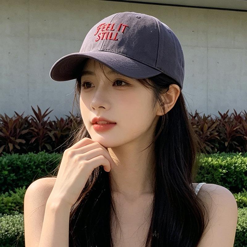 Fashion Hat Korean version of men's and women's versatile baseball cap, wide brim, small hat, sun protection hat, women's visor, summer cap