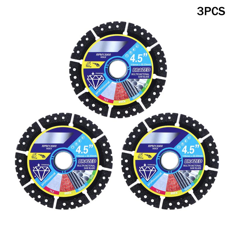 115Mm Metal Cutting Diamond Blades Angle Grinder Cutting Disc Grinding Wheel Tool For Steel Concrete Stone Marble Cutting