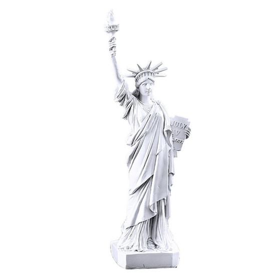 

Статуя Свободы из смолы Yousheng, настольная статуэтка богини свободы, коллекция богинь в американском стиле, украшение для дома и офиса, подарок для семьи и друзей белый