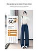 2026 Autumn/Winter Women's High Waist Loose Casual Sweatpants, Plus Velvet Wide Leg Cropped Pants.