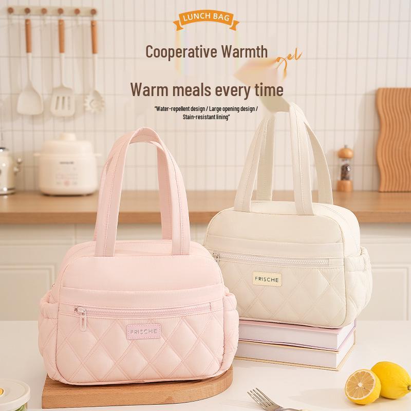 Insulated Portable Bento Lunch Bag for Office & Students