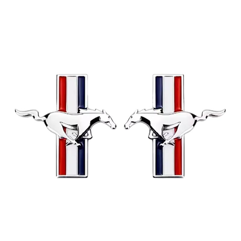Car 3D Metal Badges Trunk Body Window Side Decoration Sticker For Ford ST Line Focus Mustang Fiesta Puma Ranger Kuga MK7 MAX F15 cc20