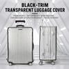 PVC Transparent Luggage Suitcase Cover Anti Dust Water Resistant Protective Travel Suitcase Protector Case Sleeve Multiple Sizes 18-30 Inch