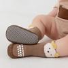 Toddler Thick Socks Warm First Walkers Kids Boots Baby Shoes Soft Sole Newborn Plus Velvet Nonslip Floor Socks Child Solid Color