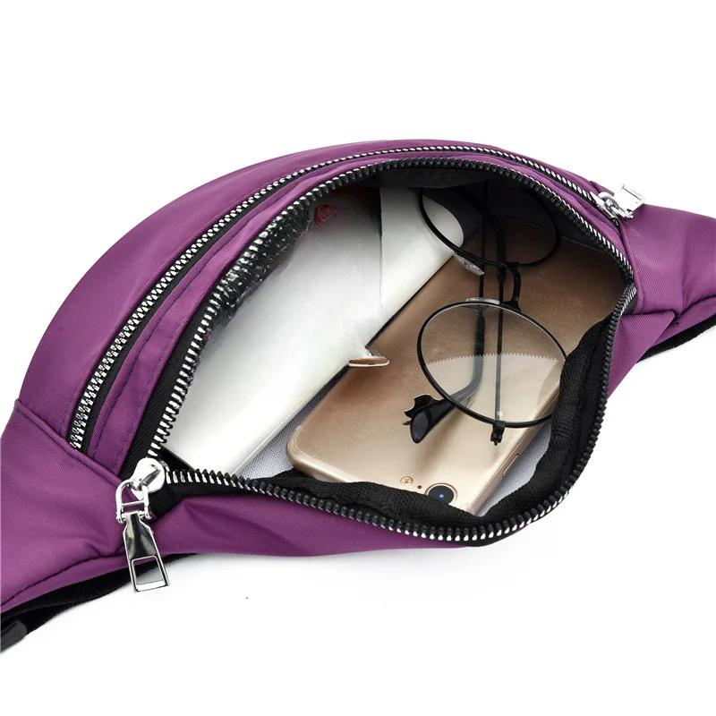 Waterproof Fashion Fanny Pack for Men and Women Travel Waist Bag Belt Pouch Phone Bag
