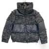 Herno [Domestic Regular] PI001513D SOHO Tweed X Nylon Down Jacket 40 blackUsed