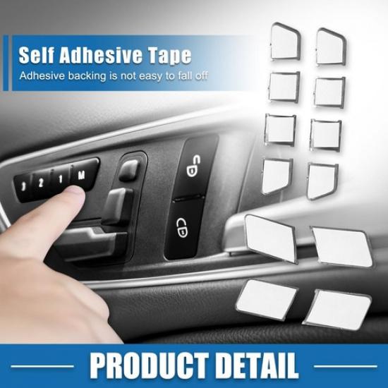 12pcs Car Seat Memory Door Button Sticker for Benz a Class 13-17 Black