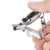 Stainless Steel Car Keyring Suitcase Shape Fingernail Clipper Creative Nail Clipper Keychain  Gifts