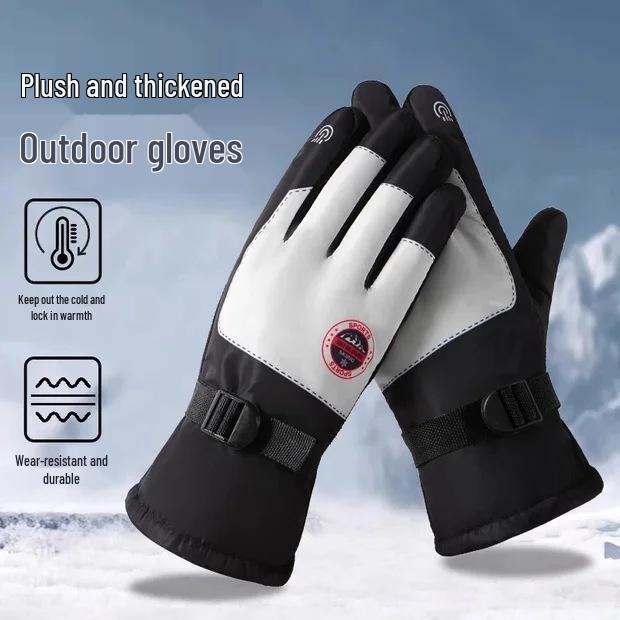 

Newcomer Discount: Winter Motorcycle Fleece Ski Gloves - Warm, Thick, Windproof, Coldproof