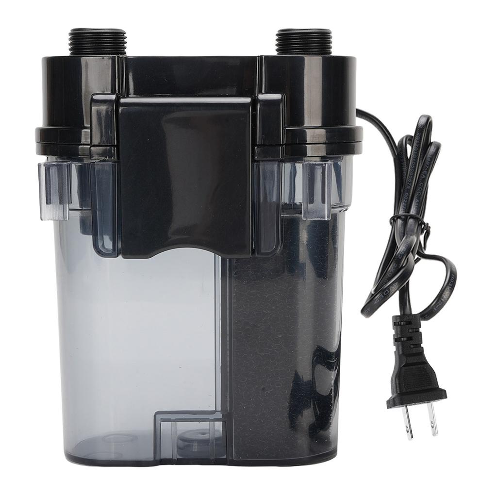Filtro per Acquario Design a Basso Livello d'Acqua Compatto Filtro Esterno da Parete per Laghetto per Pesci Spina USA 110V