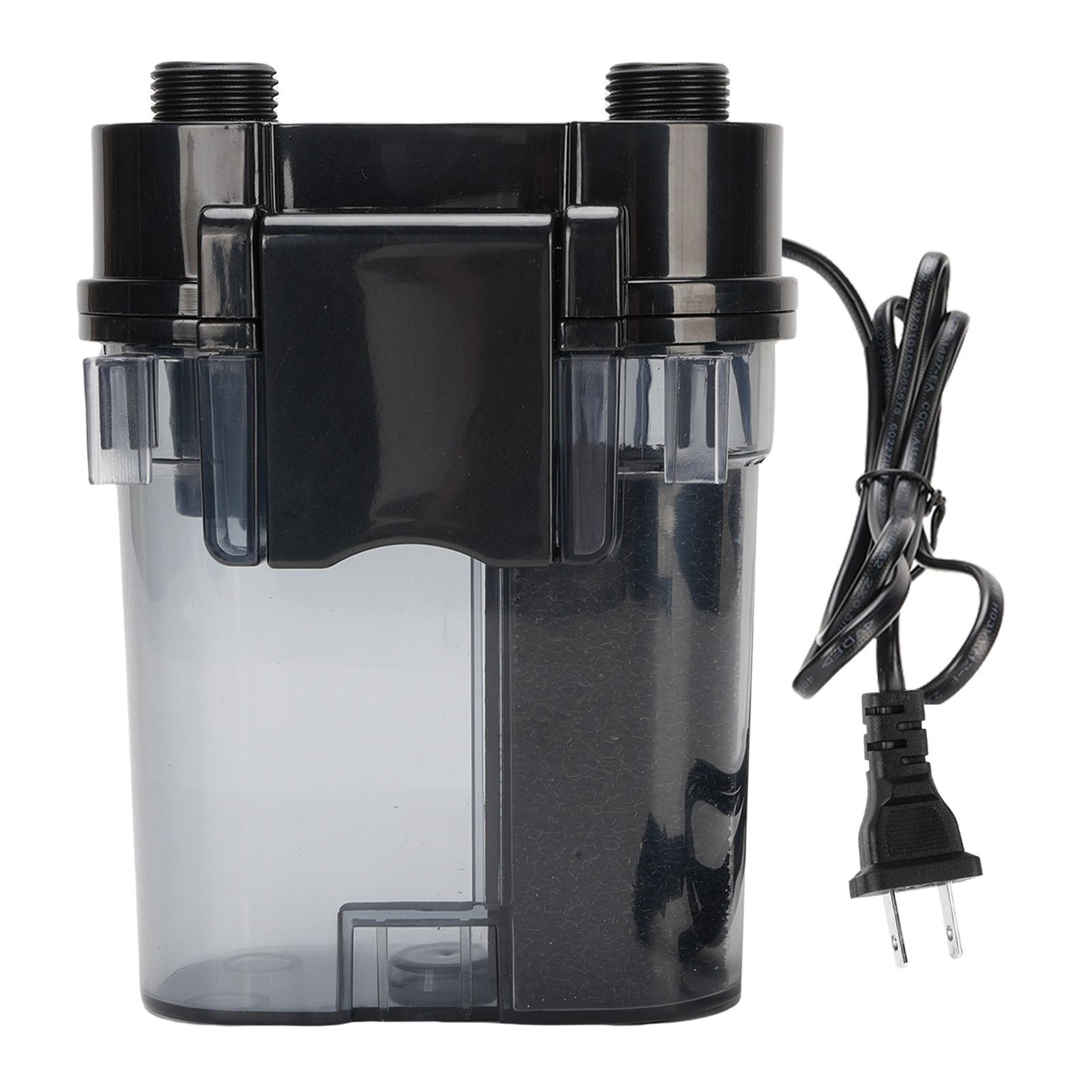 

Аквариумный фильтр с конструкцией низкого уровня воды, компактный внешний настенный фильтр для аквариума, для пруда на открытом воздухе, вилка США 110 В