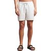 Polo Ralph Lauren Gładkie Sznurowane Trzyczwarte Szorty Plażowe Męskie Szorty Białe 710957782-014