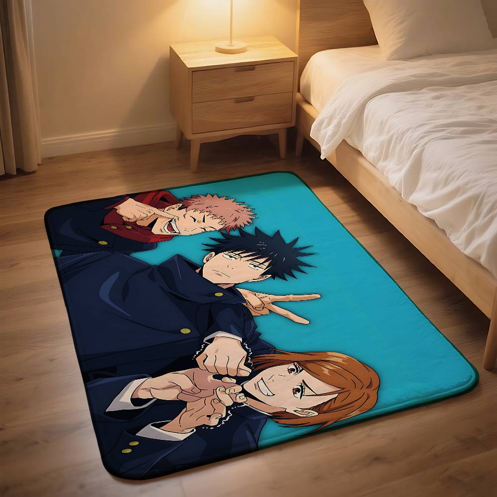 Anime J-Jujutsu K-Kaisen Cool Carpet Bathroom Anti-slip Mat Door Mat Home Decoration Mat Entrance Door Mat Scratch-resistant Mat