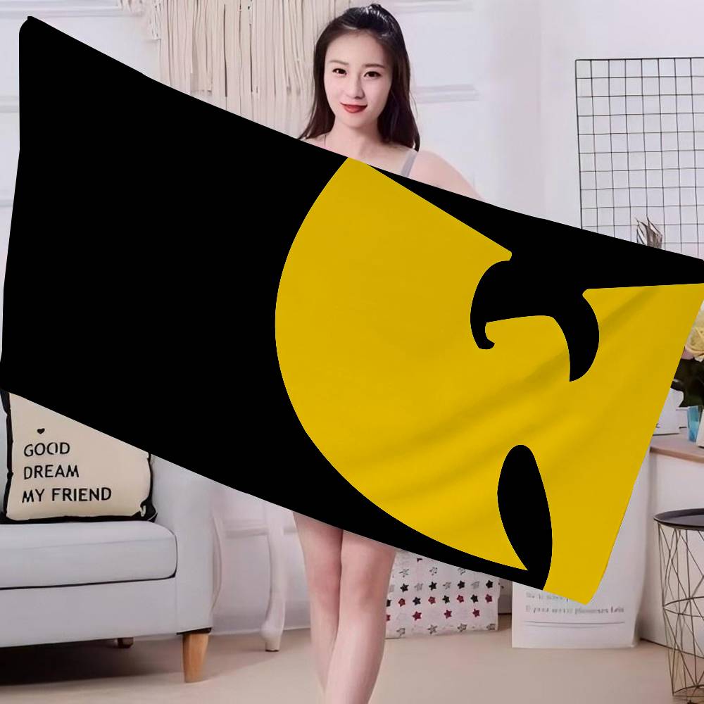 WU-T--TANG CLAN Band Anime Beach Swimming Towel Soft Absorbent Washcloth Children's Gifts for Kids Travel Camping Gym