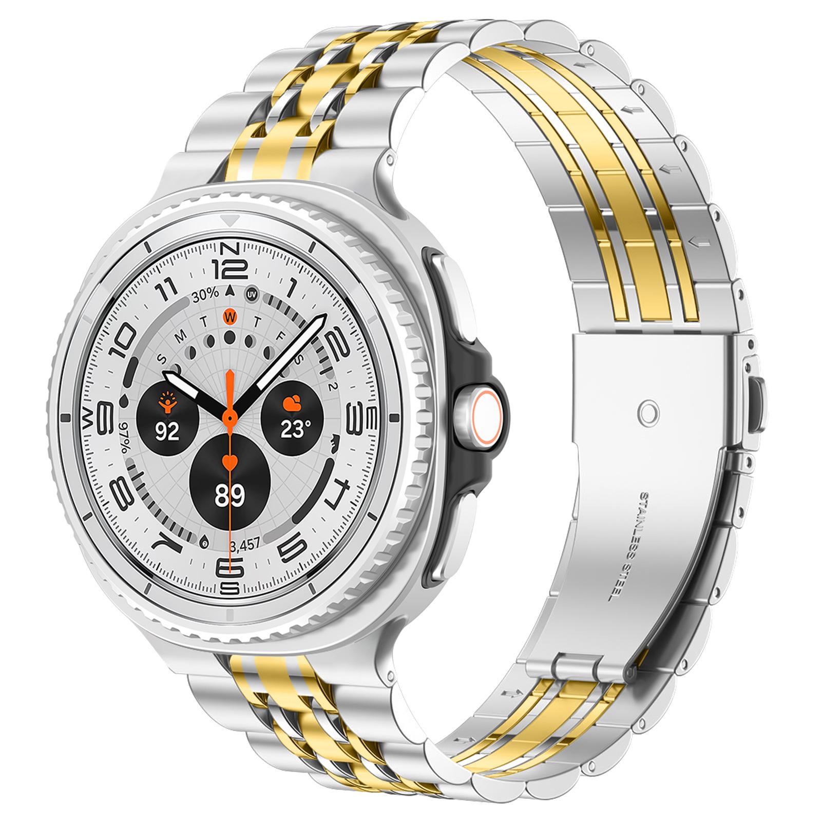 Ремешки из нержавеющей стали для Samsung Galaxy Watch 8 44 мм 40 мм Роскошный металлический браслет-звено Correa Galaxy Watch 8 Classic 46 мм Galaxy 8classic 46mm