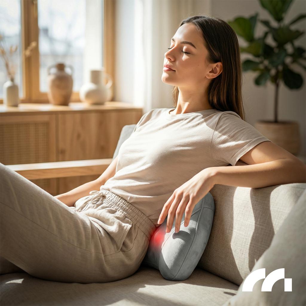 Maltec max-comfy 1800 wireless wireless massager pillow for back, neck, legs, and body