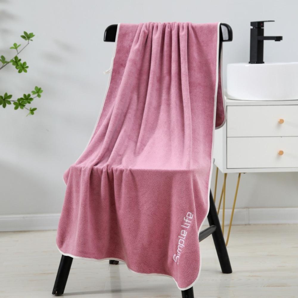 Multi-Purpose 70*140cm Bath Towels Oversized Microfiber Hair Towels Absorbent Quicker Dry Beach Towel for Sport