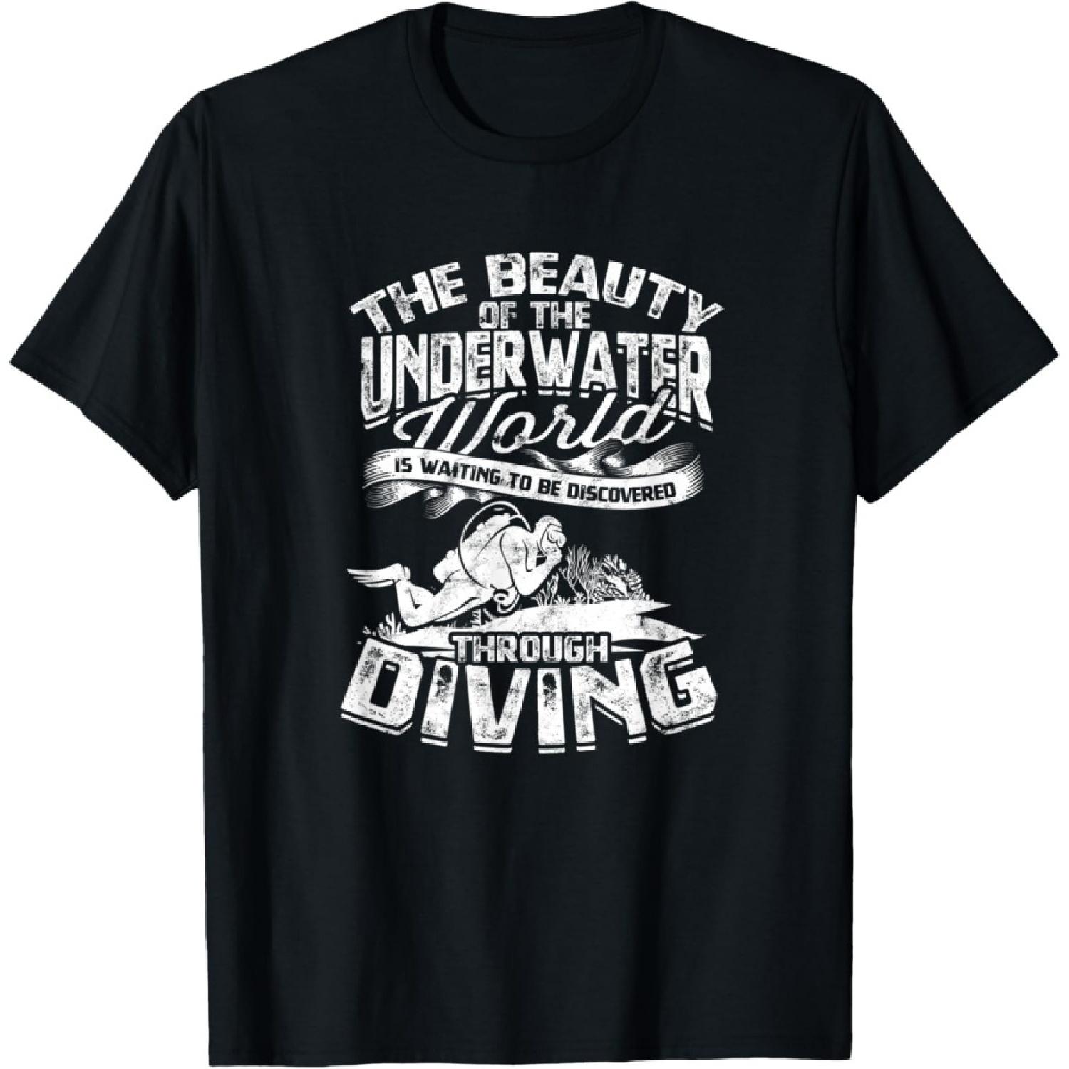 

The underwater world waiting to be discovered through diving T-Shirt XXXXXL