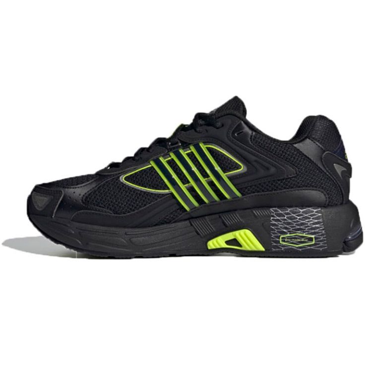 Adidas Originals Response Cl Retro Pu Síťovina Protiskluzové Odolné proti opotřebení Lehké Nízké Běžecké boty Unisex Tenisky Černá Zelená FX6165
