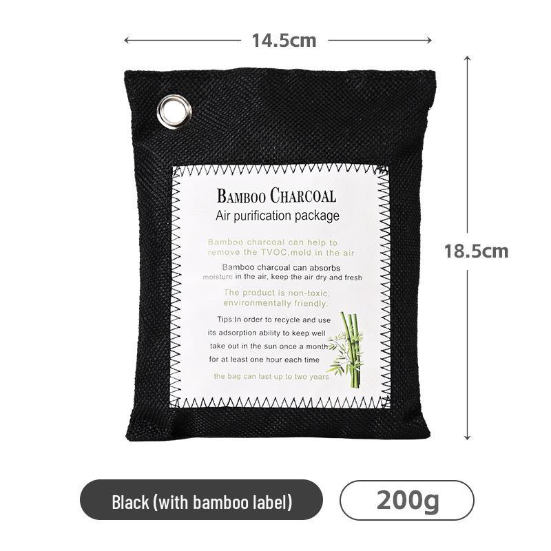 Exclusive Bamboo Charcoal Bag: 200g Activated Carbon for Car Odor and Formaldehyde Removal