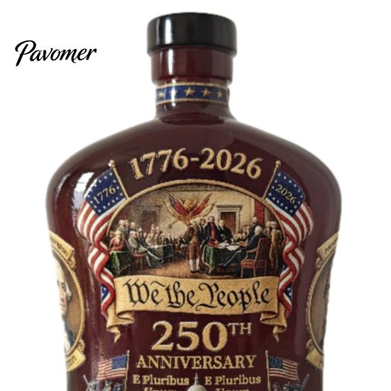 Collectible Whiskey Bottle 250th Anniversary Wine Elegant Handcrafted Drinkware for Storage And Display Gift Anniversaries Special Occasions